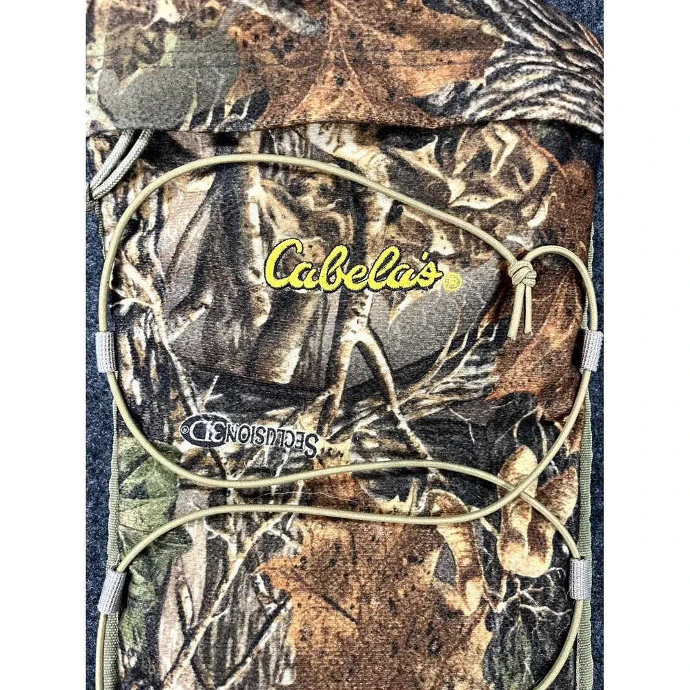 Y2K Cabela's Seclusion Backpack Daypack Unisex Multi 3D Camo Hunting Hydration